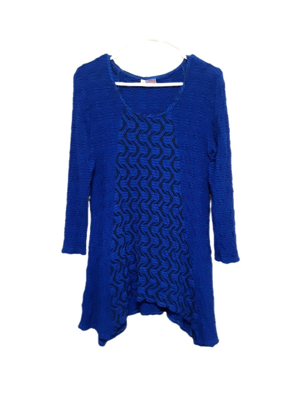 Tianello Long Draped Top Womens